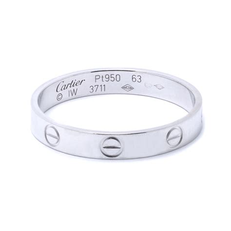 cartier men's platinum wedding bands